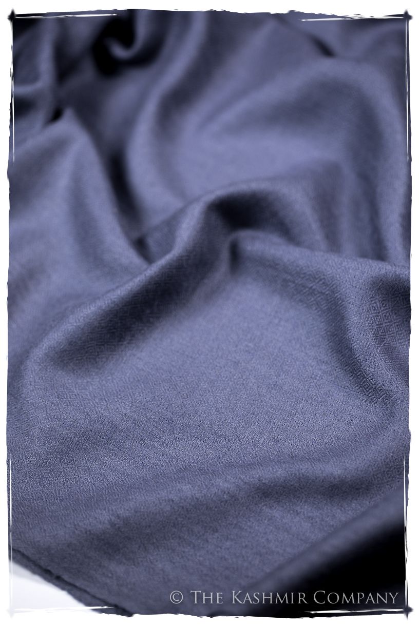 Bul Bul Blue Ice Kashmir Wool Scarf