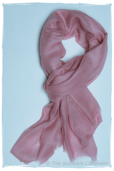 Sweet Lilac Pink Cashmere Scarf