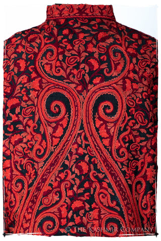 Française Rococo Rouge Palais Paisley Silk Jacket