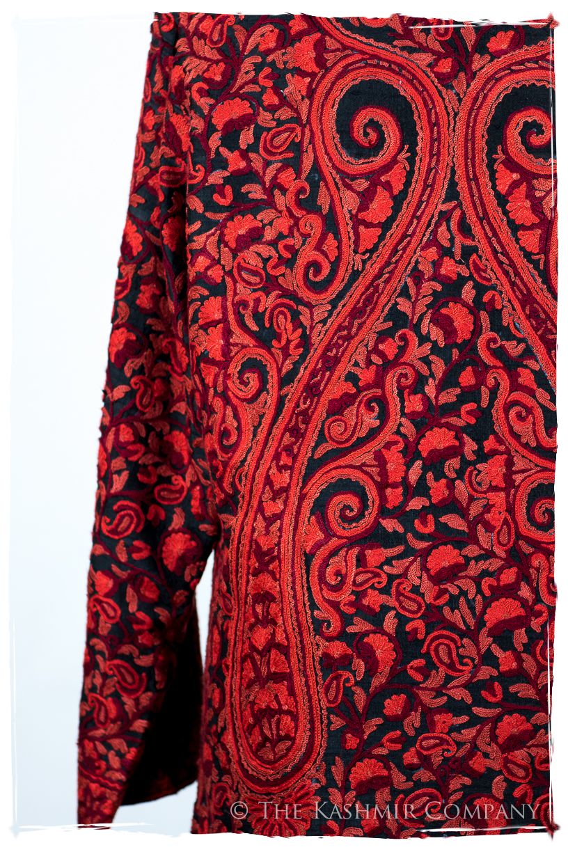 Française Rococo Rouge Palais Paisley Silk Jacket