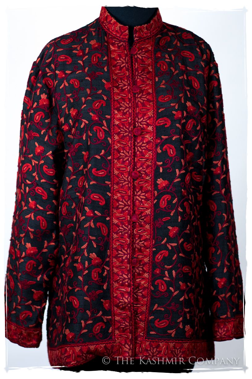 Française d'orient Paisley Silk Jacket
