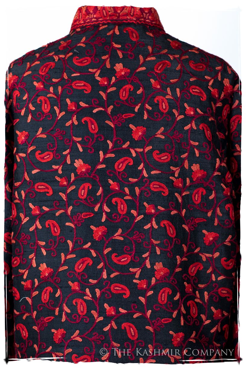 Française d'orient Paisley Silk Jacket