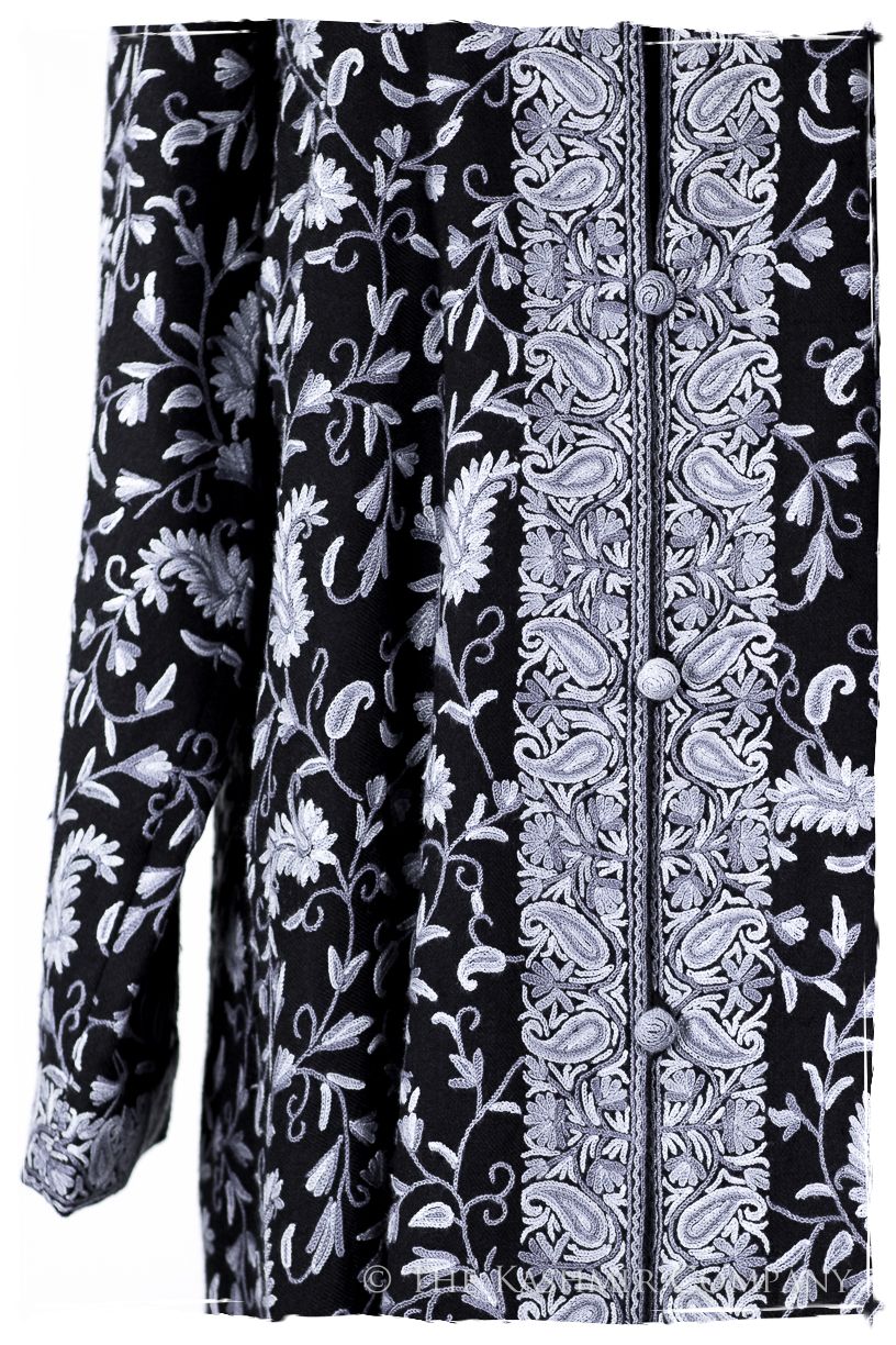 Française Nuances de Gracé Paisley Secret Garden Wool Coat