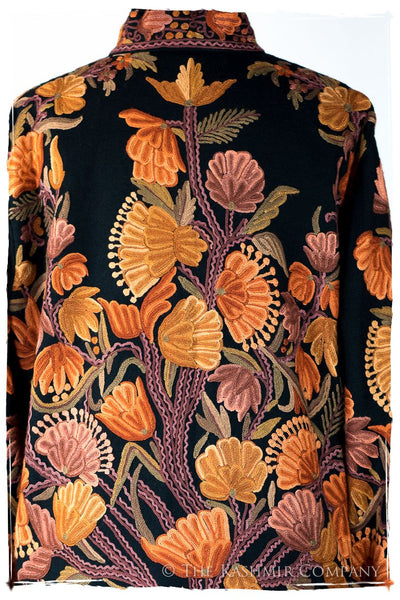 Française Jardin de Tulipés d'Autumn Renoir Wool Jacket