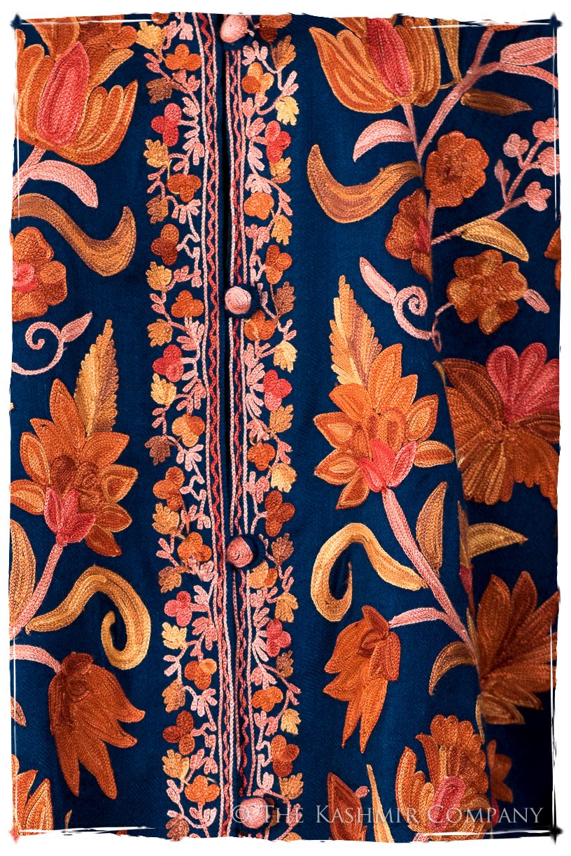 Française Terre de Sienne Gold Secret Garden Wool Jacket