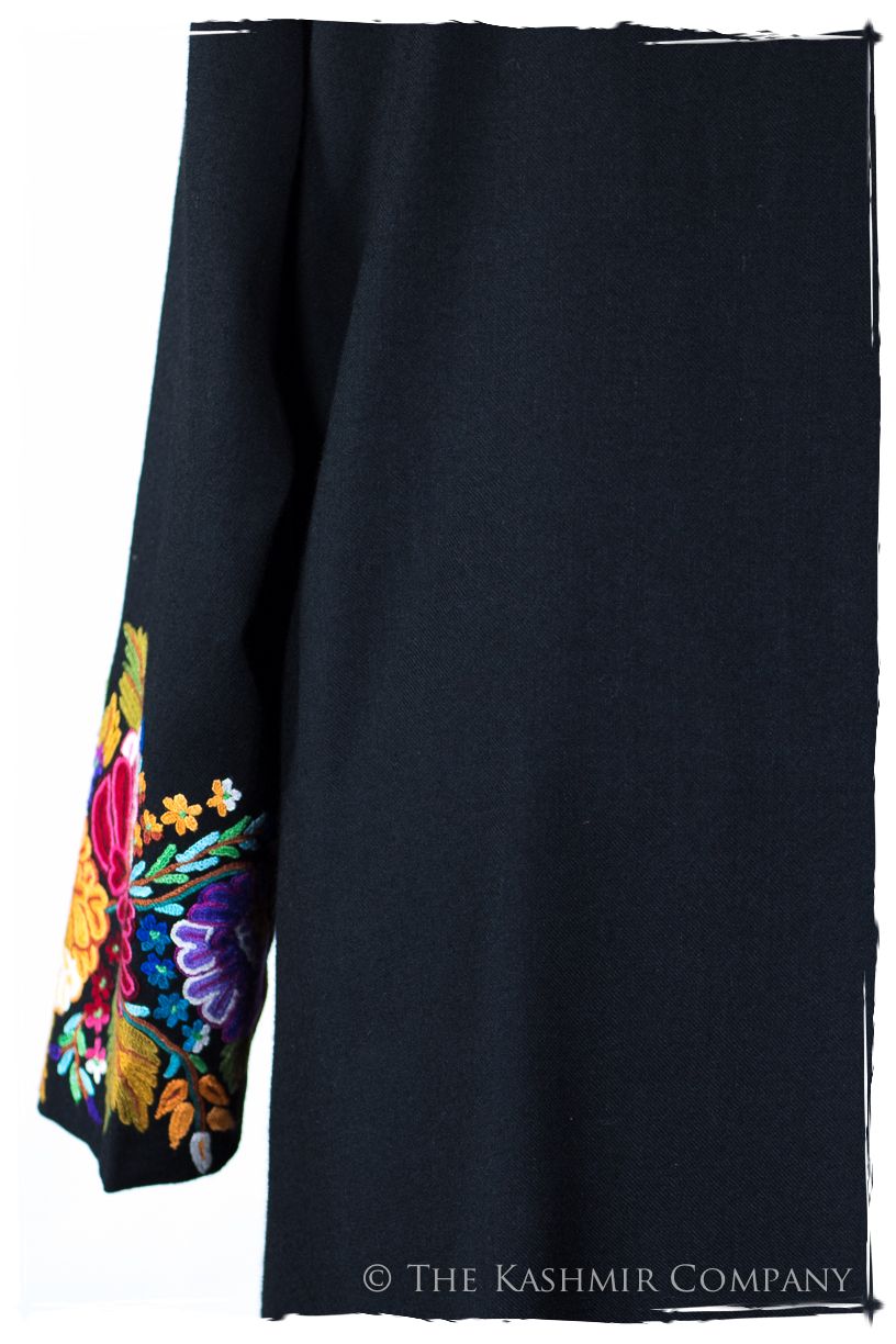 Française Florentine Renoir Noir Wool Coat