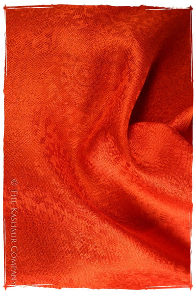 Scarlet O’Hara - Cherry Tomato Silk Scarf
