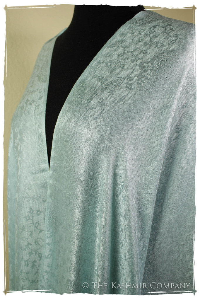 From Here To Eternity Blue - Fair Aqua Silk Scarf