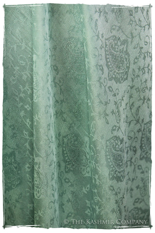 From Here To Eternity Blue - Fair Aqua Silk Scarf