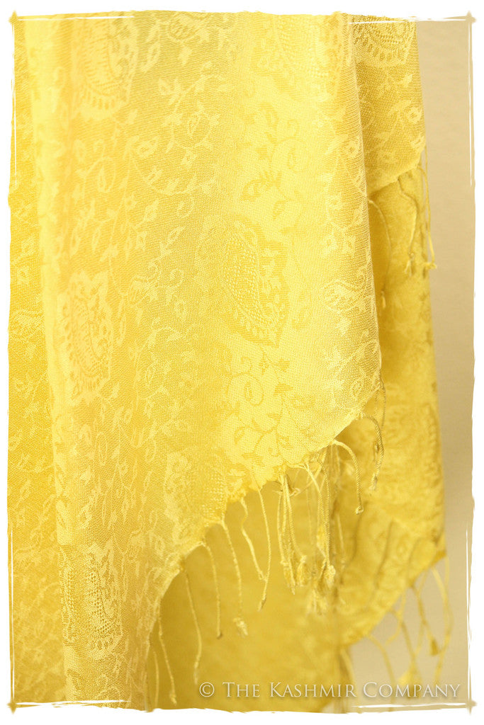 The Evening Candlelight Silk Scarf / Shawl