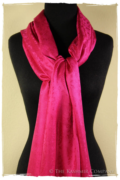 The Pretty in Pink - Rose Silk Scarf