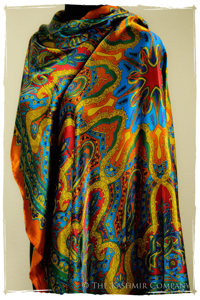 The Love Child Square Silk Scarf