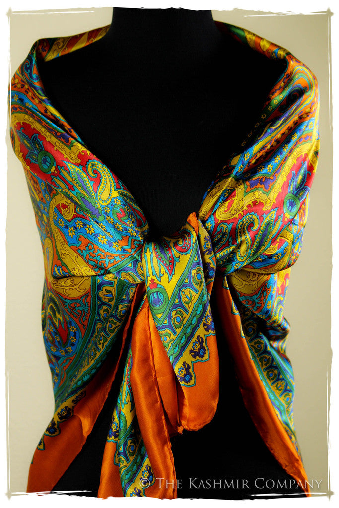 The Love Child Square Silk Scarf