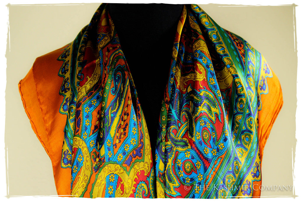 The Love Child Square Silk Scarf