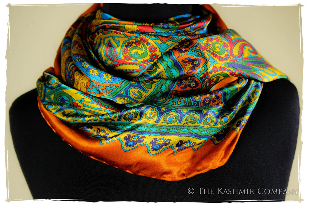 The Love Child Square Silk Scarf