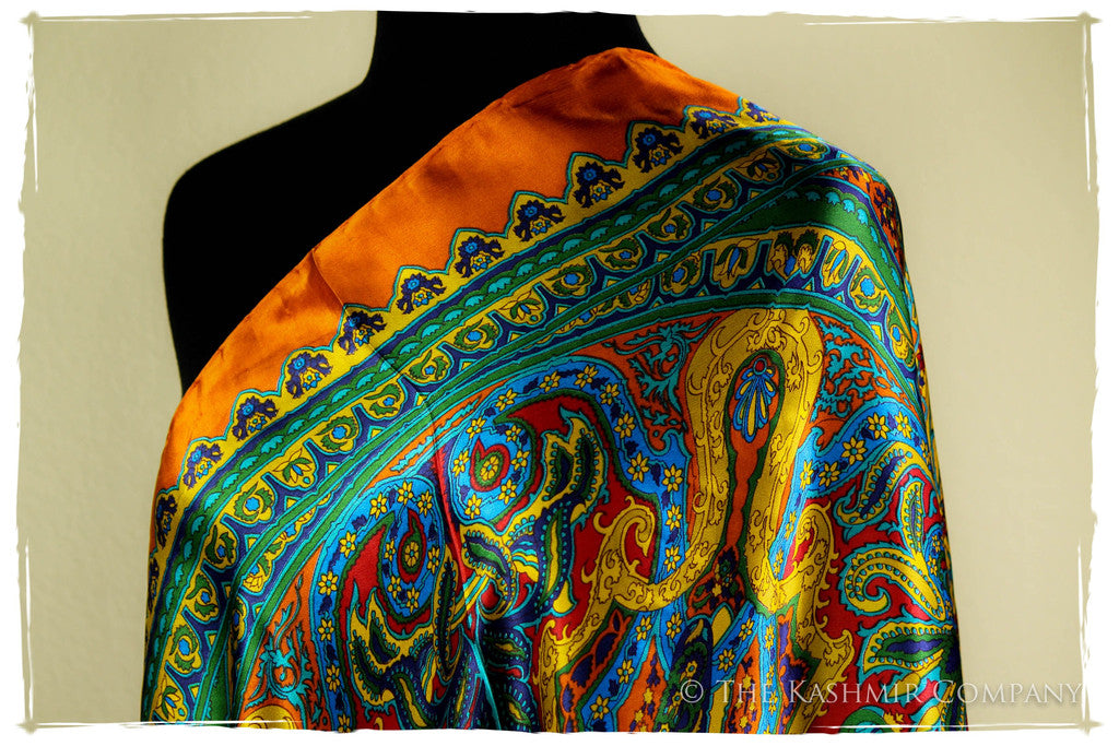 The Love Child Square Silk Scarf