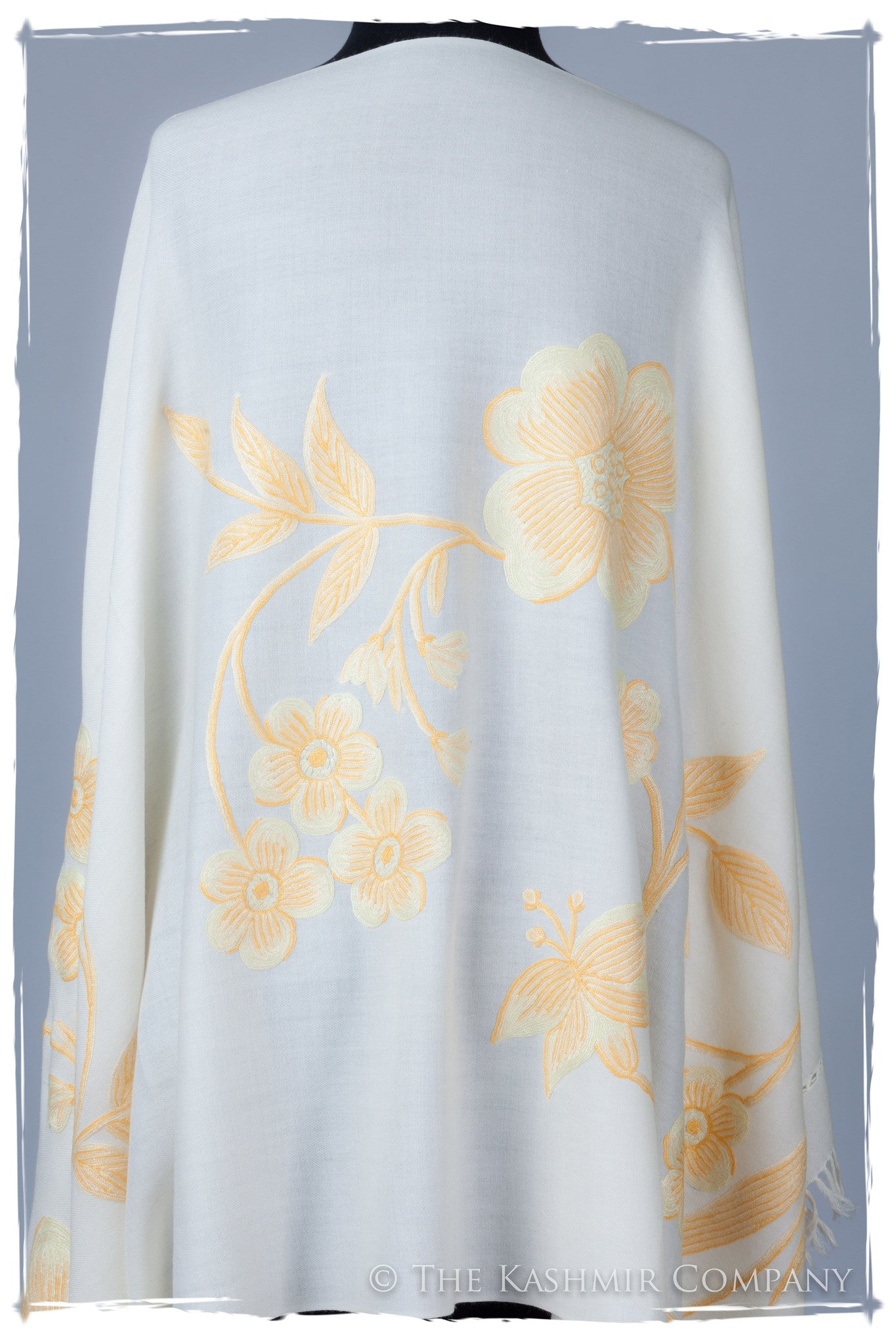 Je Ne Sais Quoi Mimosa Ivory Shawl
