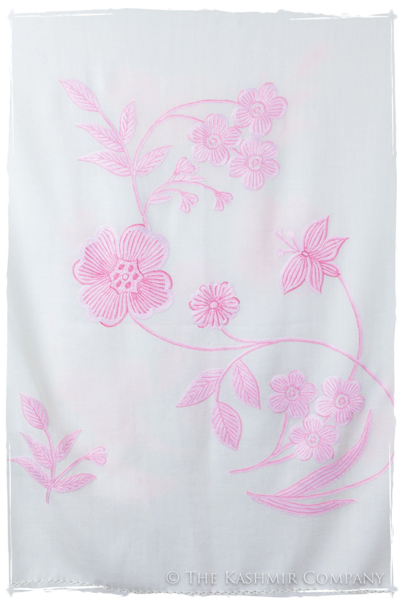 Je Ne Sais Quoi Pink Ivory Shawl