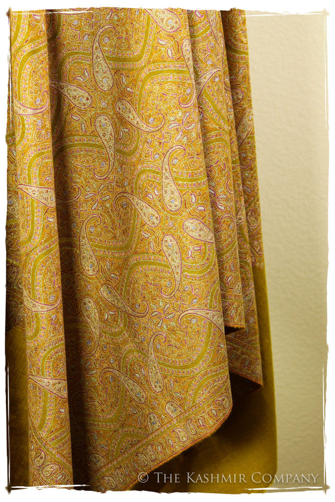 The Guinevere’s Jade - Grand Jamawar Pashmina Shawl
