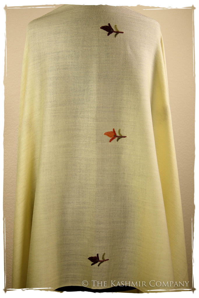 Ivory Paldar Kashmir Shawl