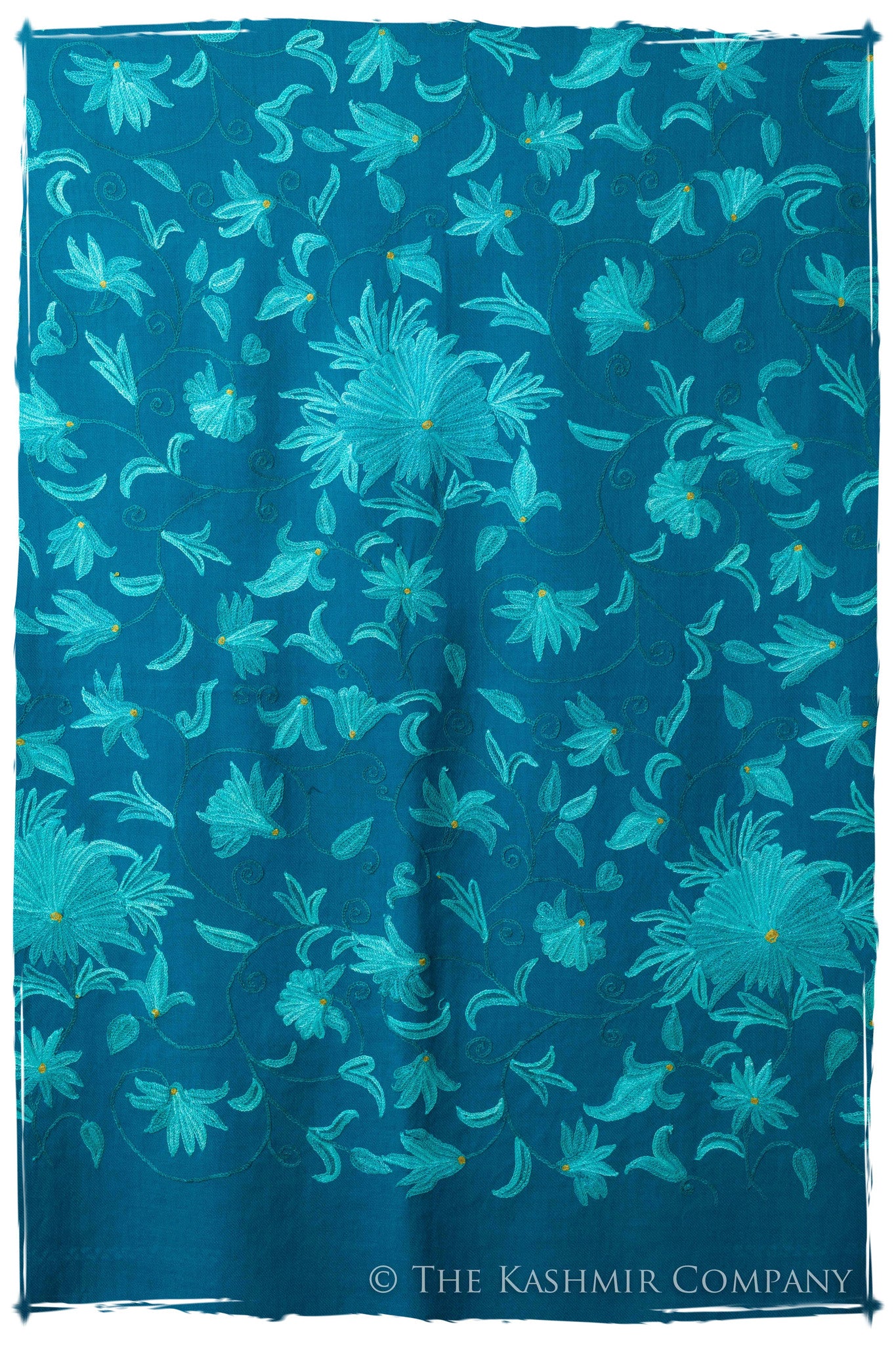Vignes en Fleurs Port Bleu Antoinette Shawl