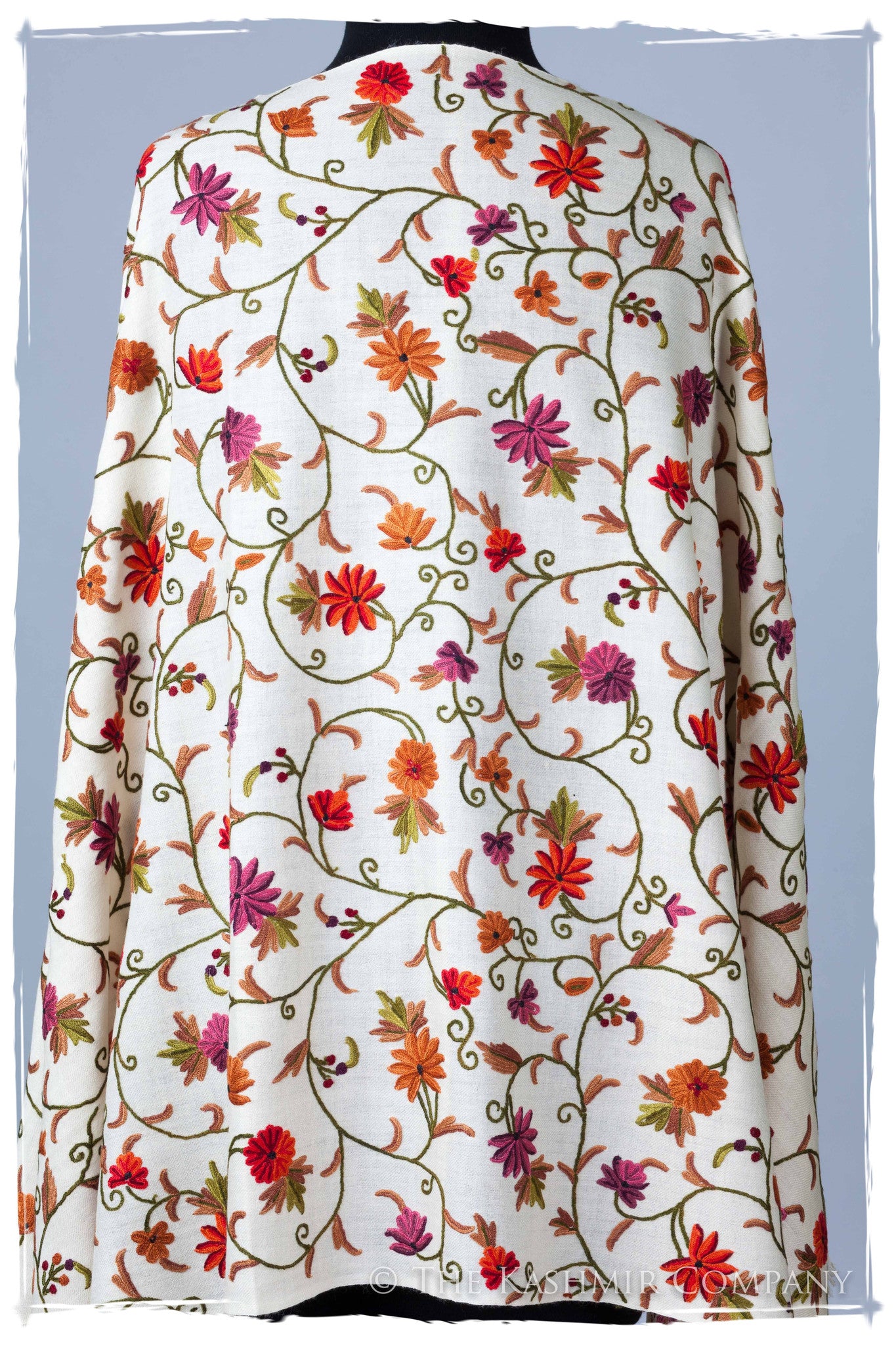 Camélia Jardin Antoinette Ivory Shawl