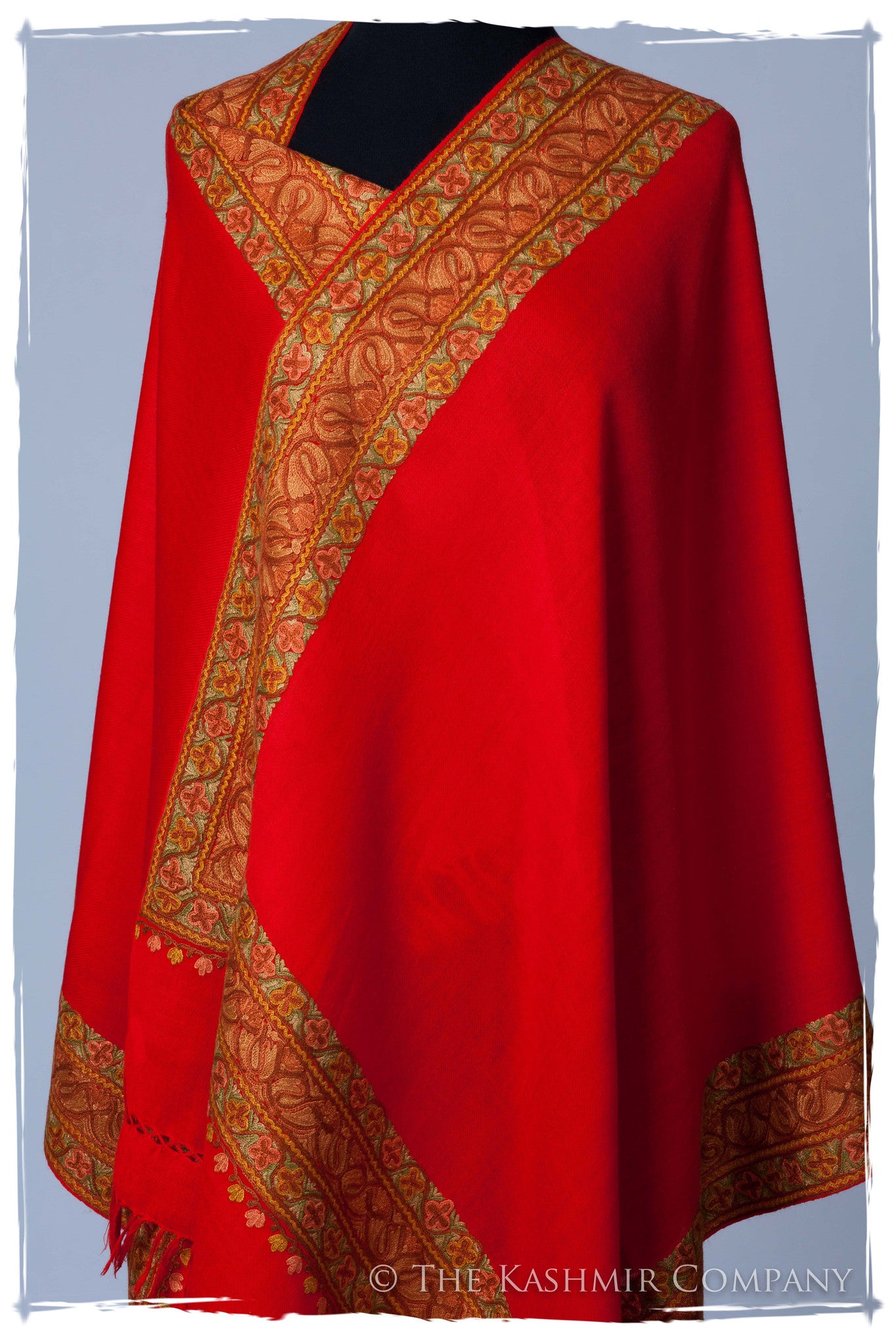 Trois Frontière Pavot Rouge Mascarade Shawl