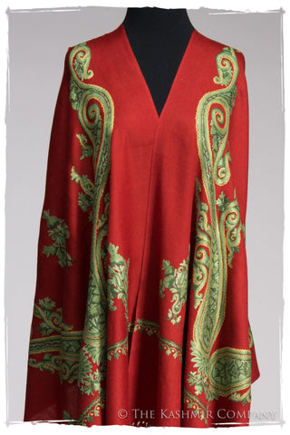 Regal Paisley Samba Rouge Shawl