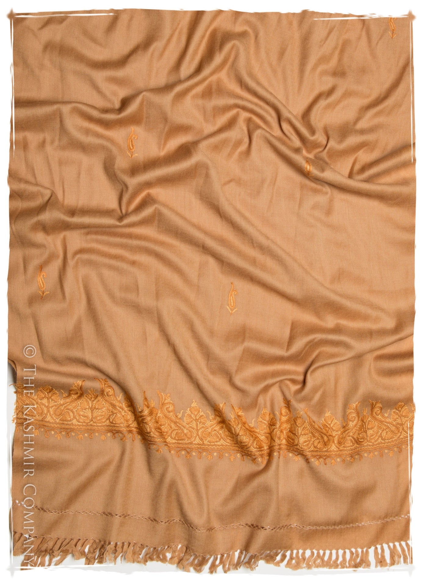 Oro Amande Gold Paisley Gift Shawl