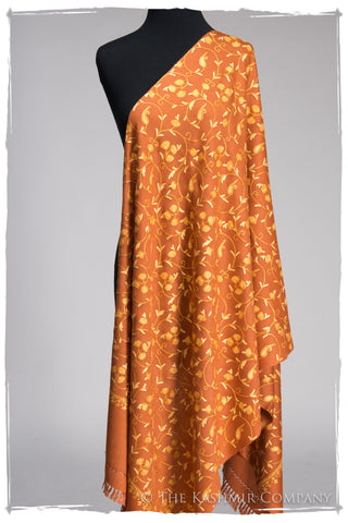 Terre de Sienne Gold Secret Garden Shawl