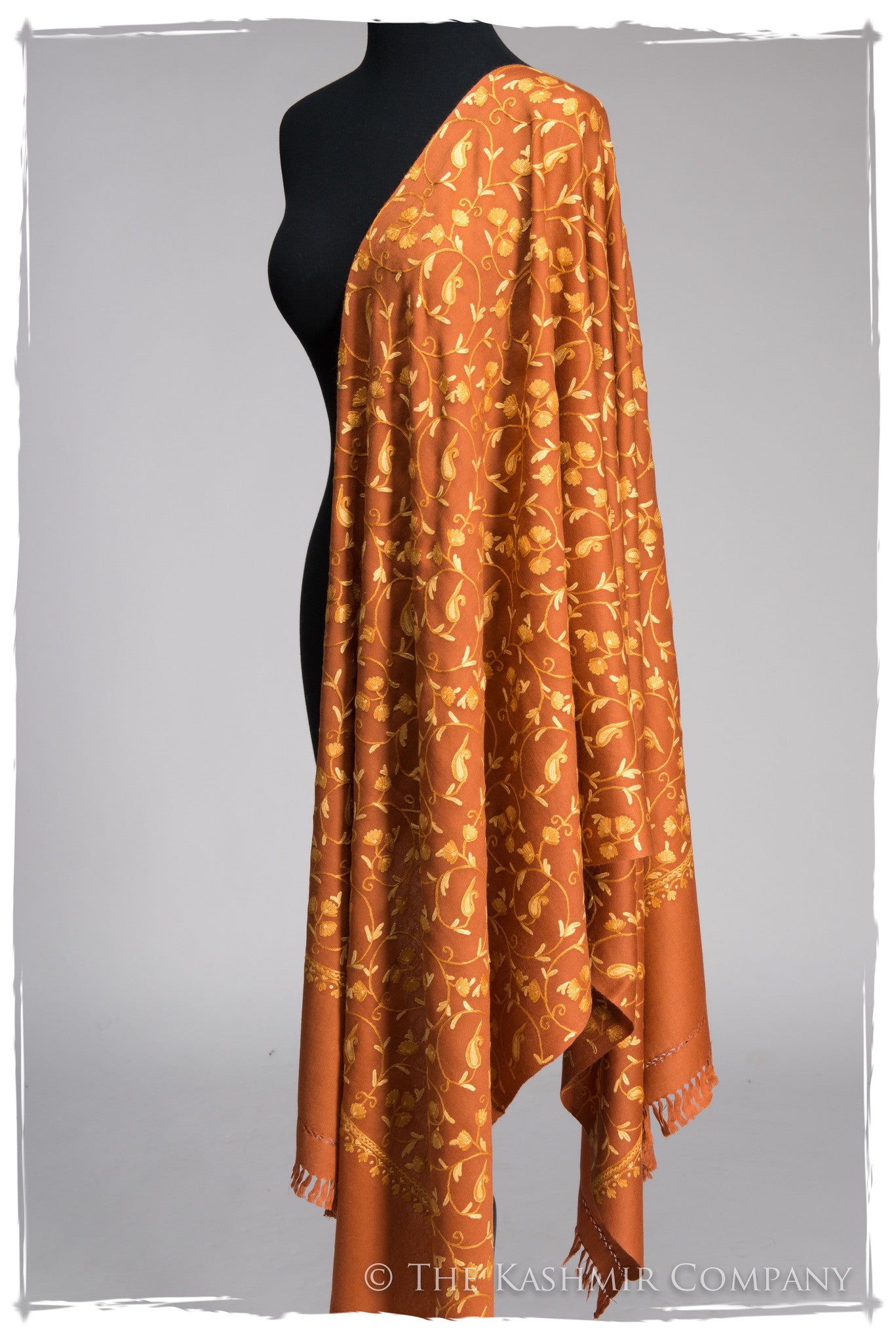 Terre de Sienne Gold Secret Garden Shawl