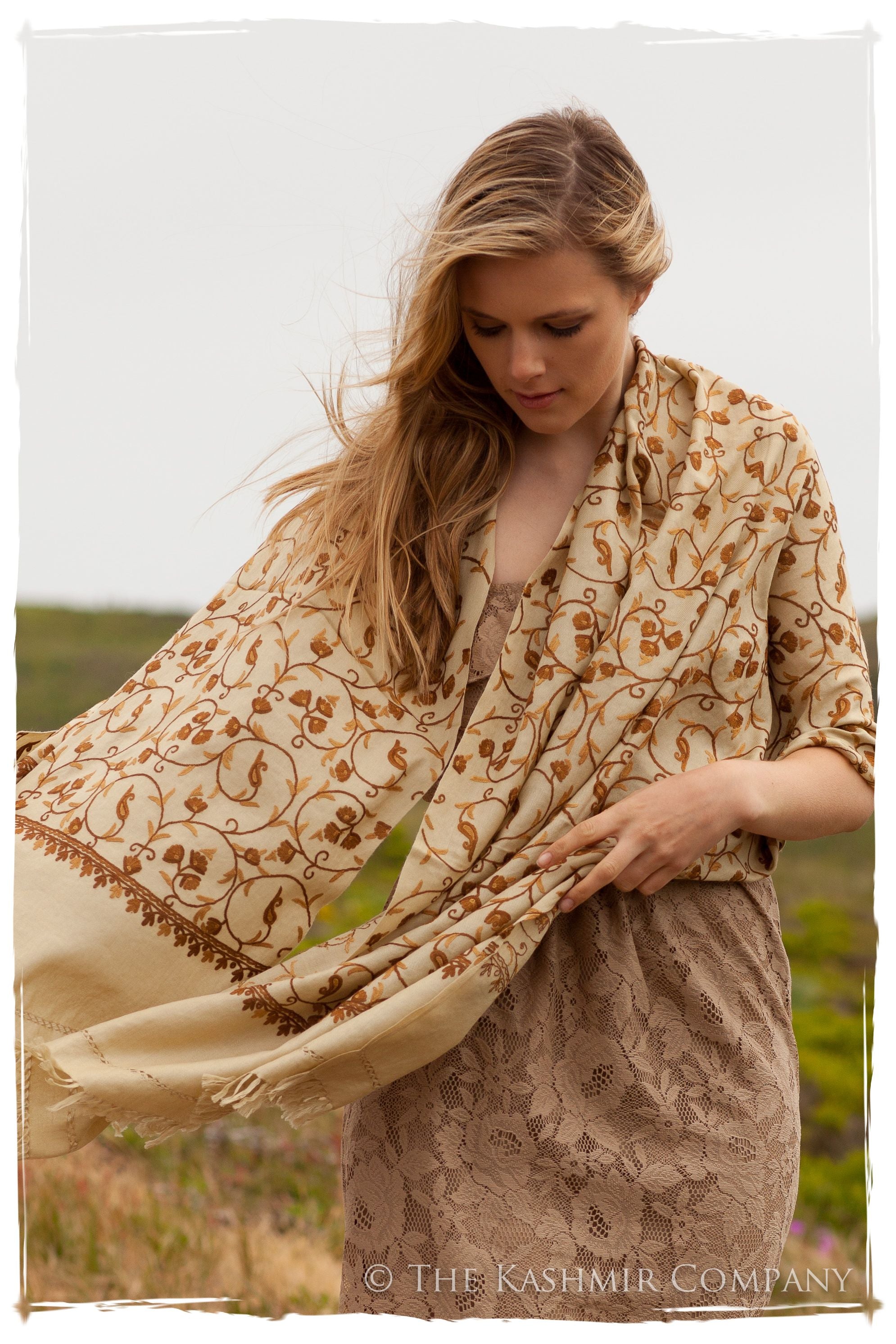 Cairière Gold Secret Garden Shawl