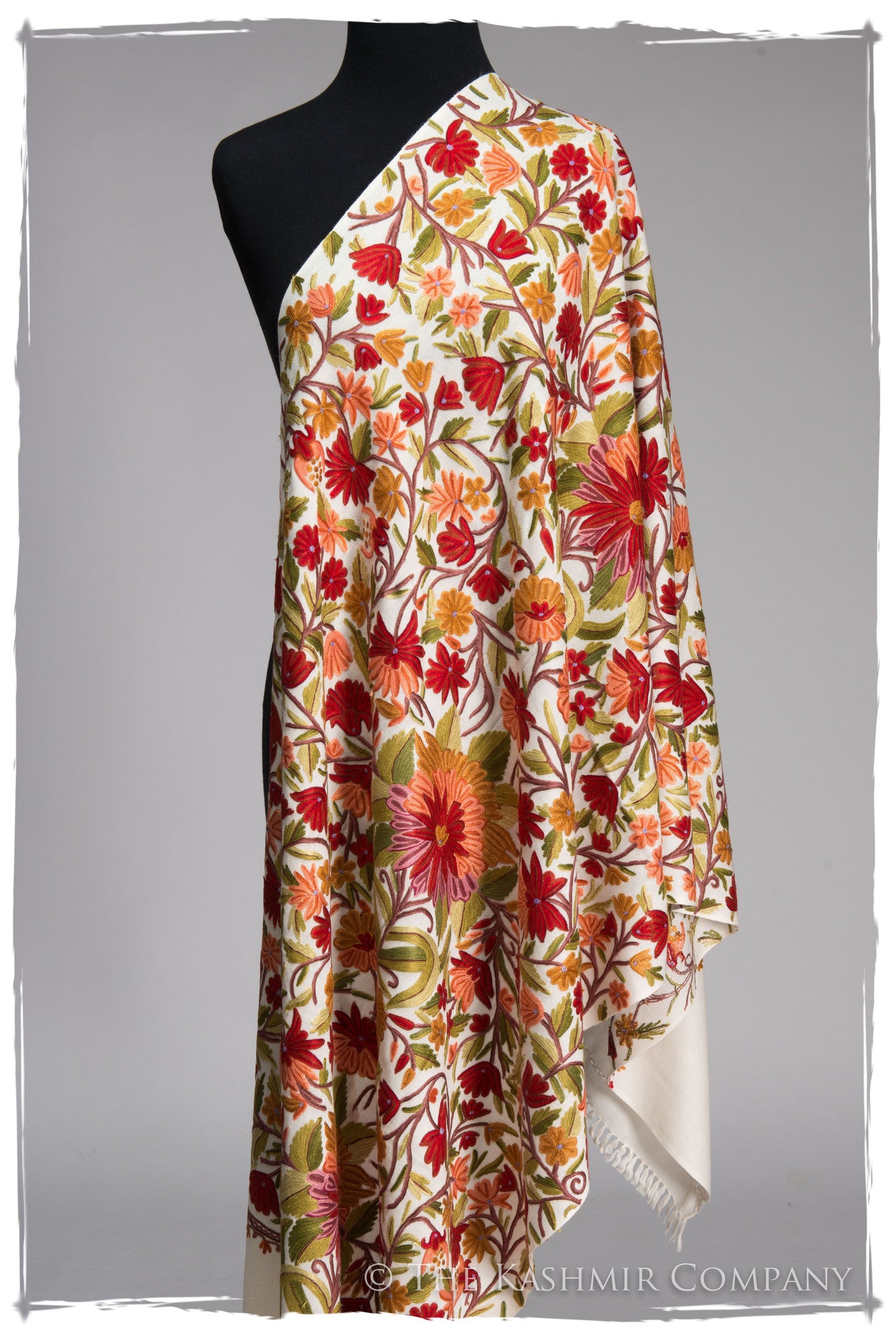 Jardin d'Ambroisie Ivoire Antiquaires Shawl