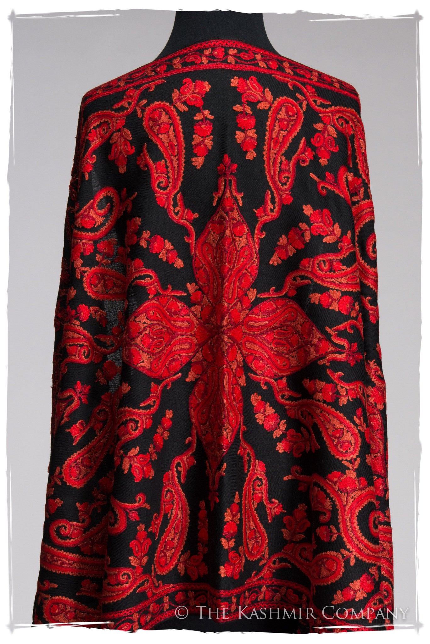 Rococo Rouge Paisley Antiquaires Shawl
