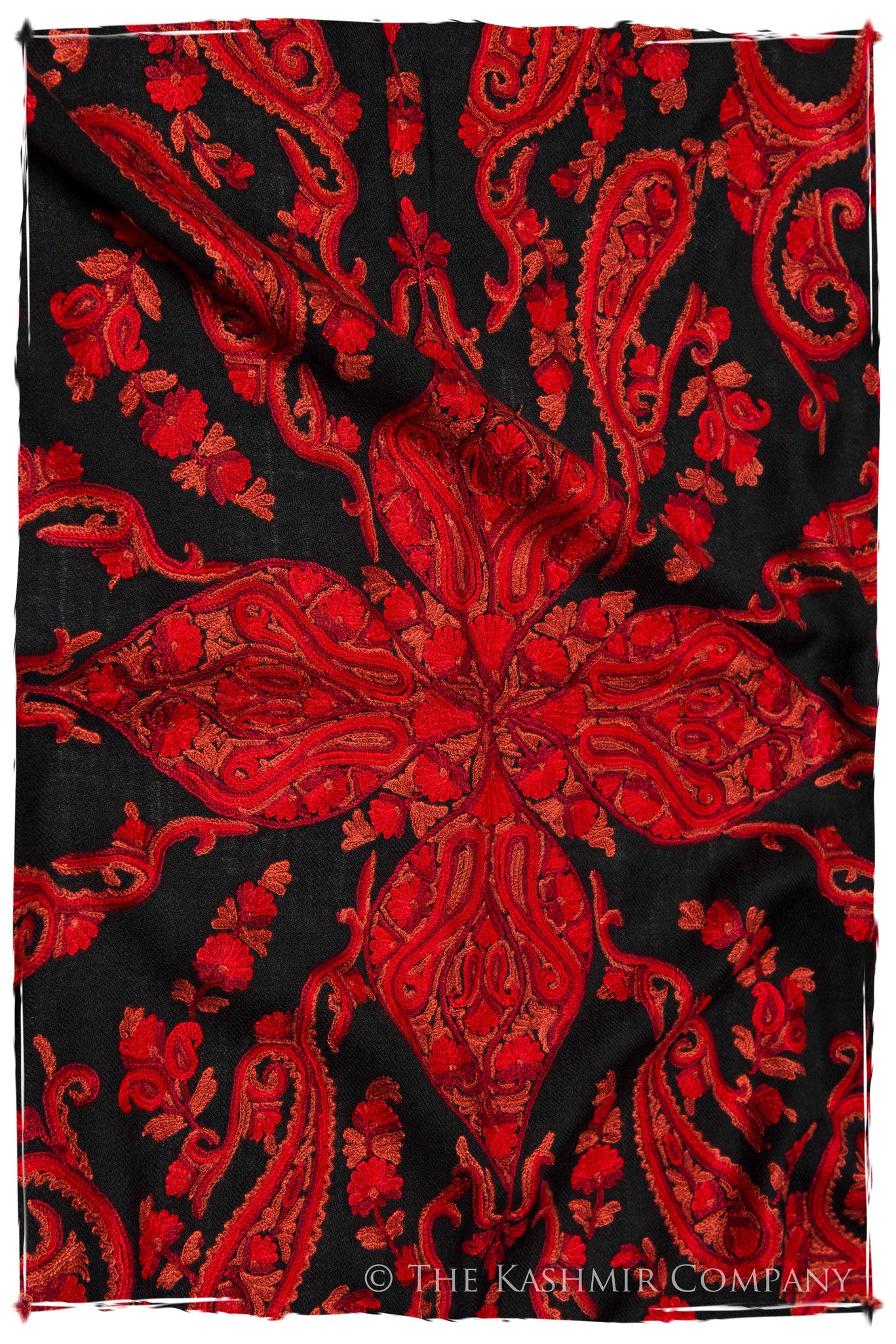 Rococo Rouge Paisley Antiquaires Shawl