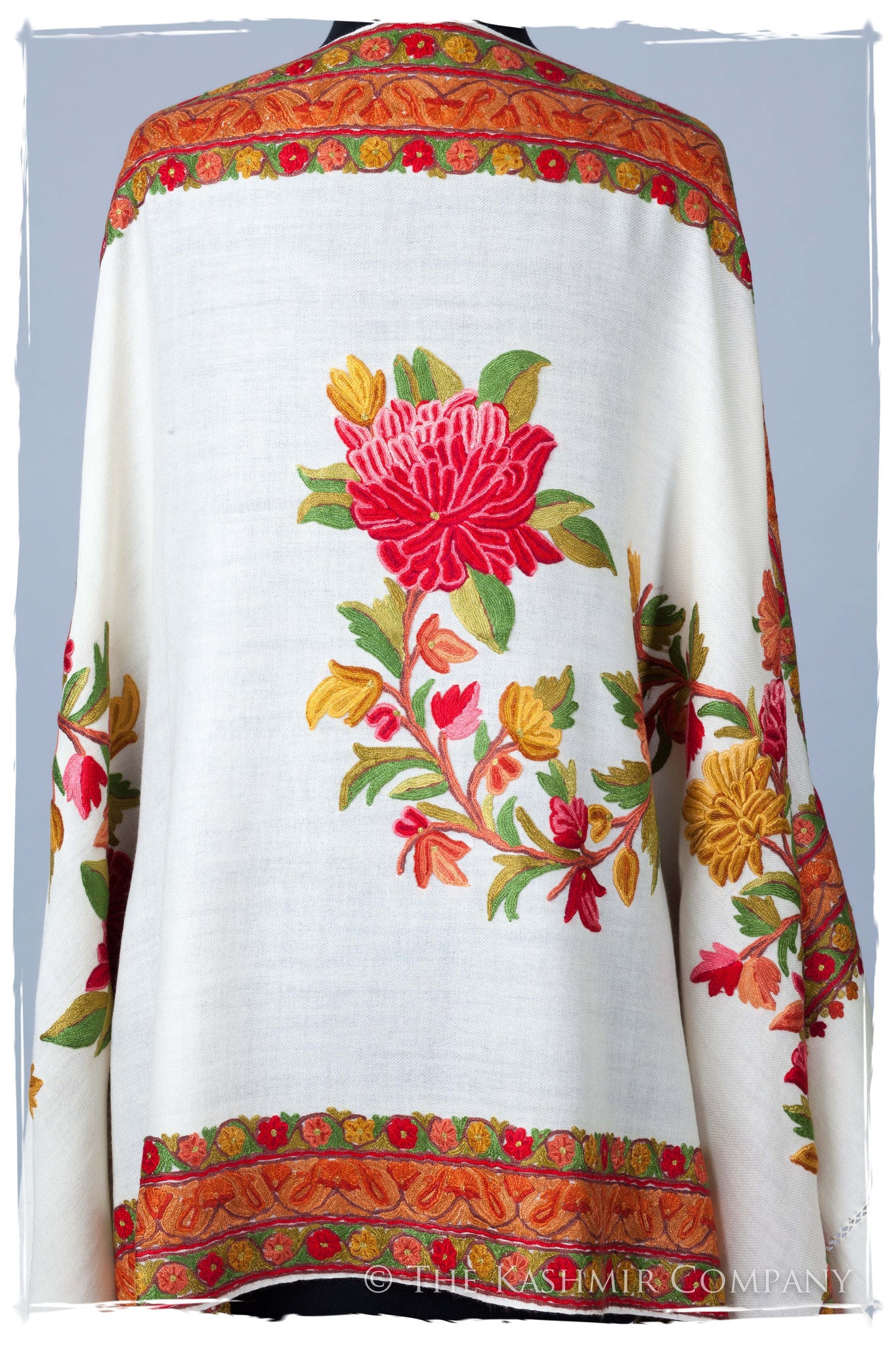 Trois Frontières Ivoire Pauline Kashmir Shawl