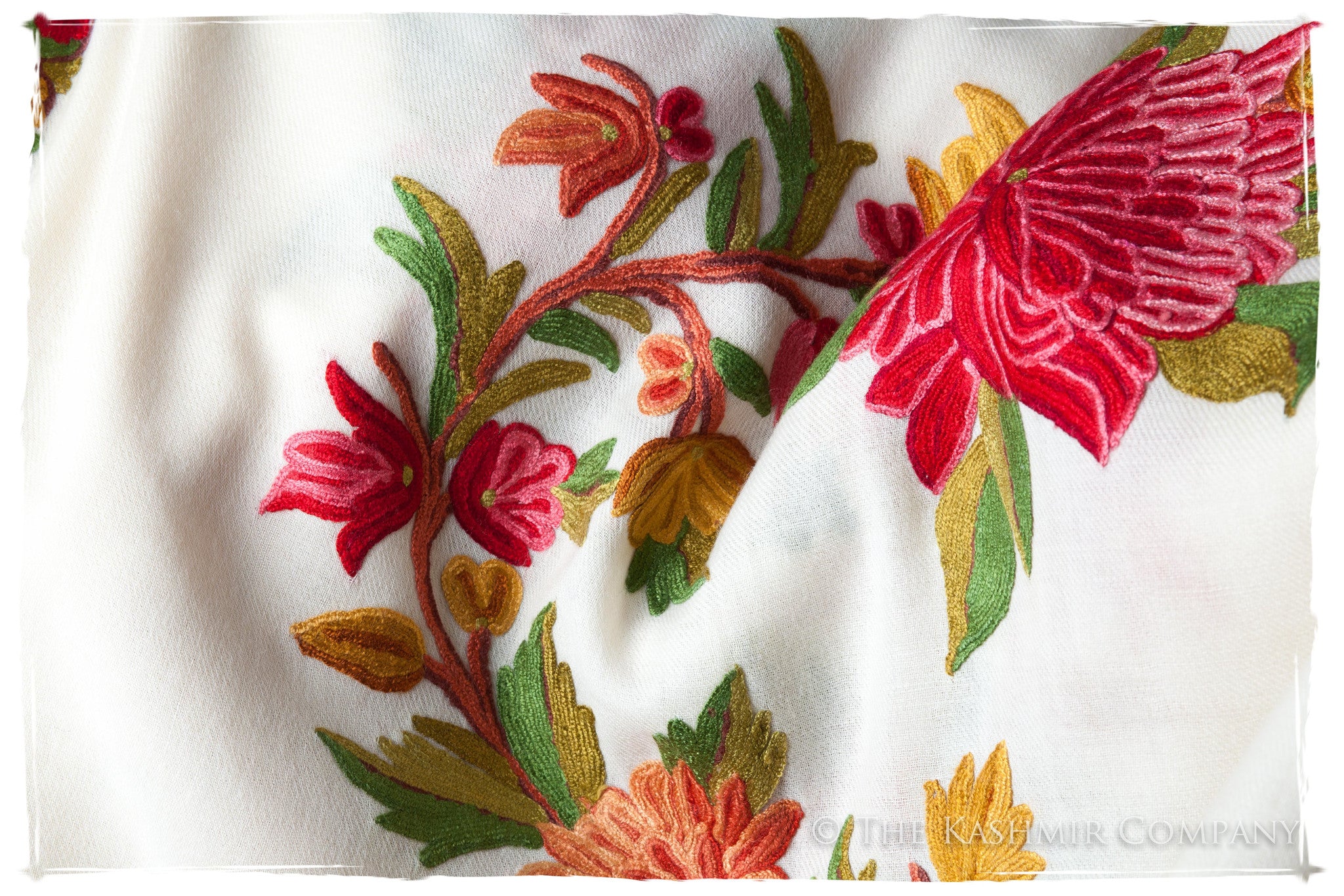 Trois Frontières Ivoire Pauline Kashmir Shawl
