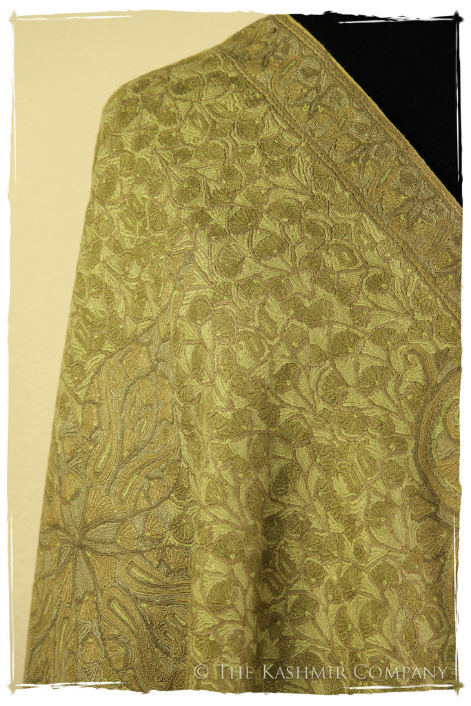 Field of Paisley Fall Camel Shawl
