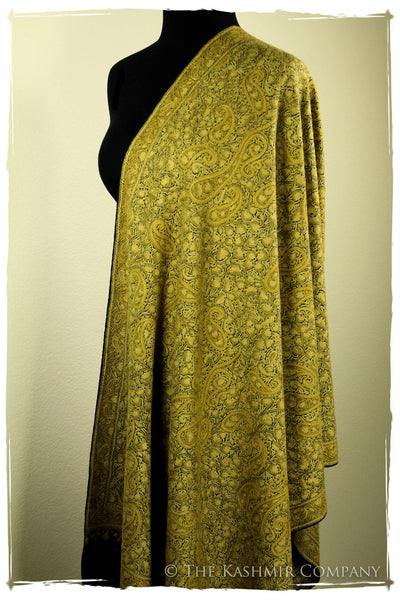 Field of Aspen Gold Paisley Antiquaires Shawl