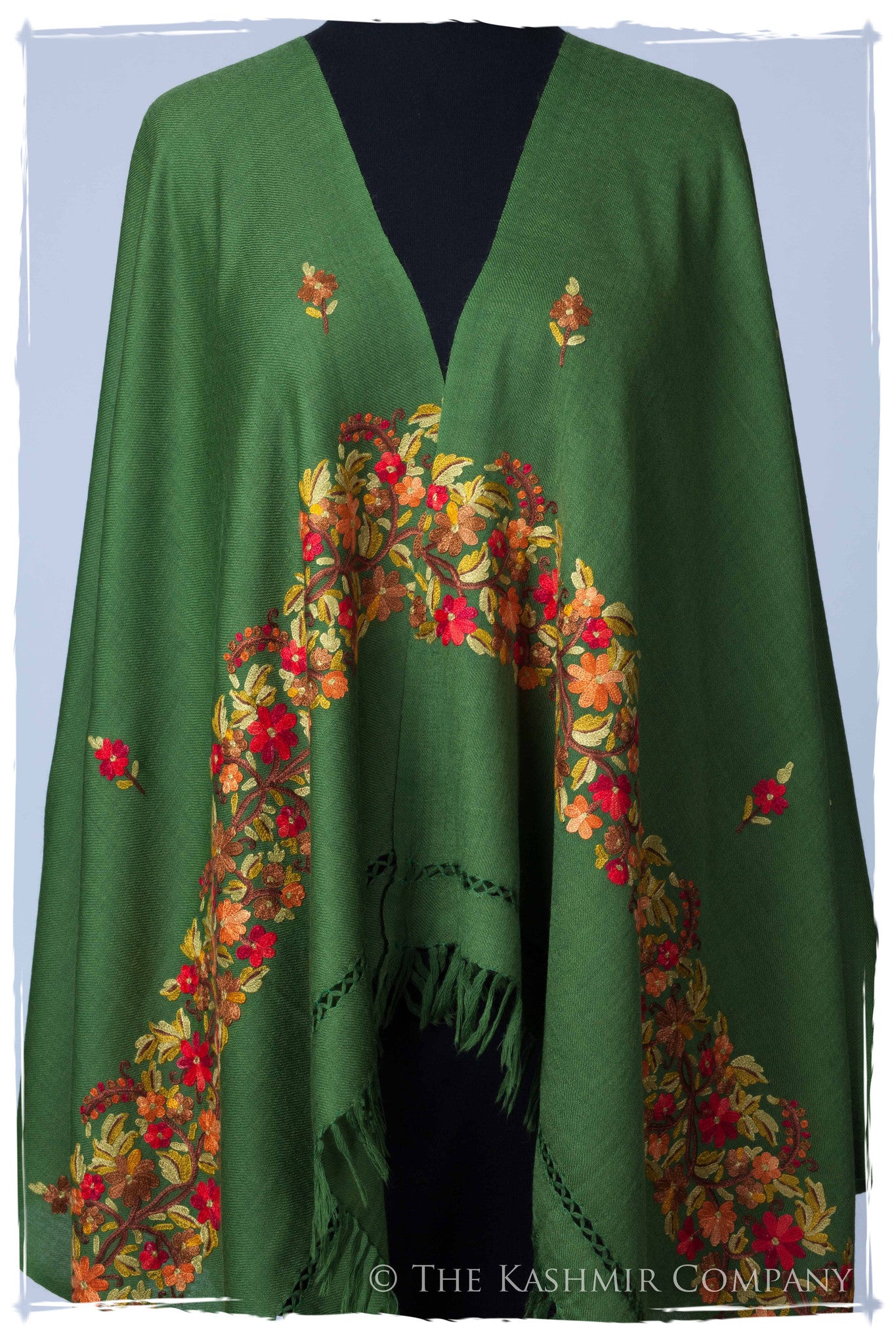 Watercress Frontière Jardin Gift Shawl