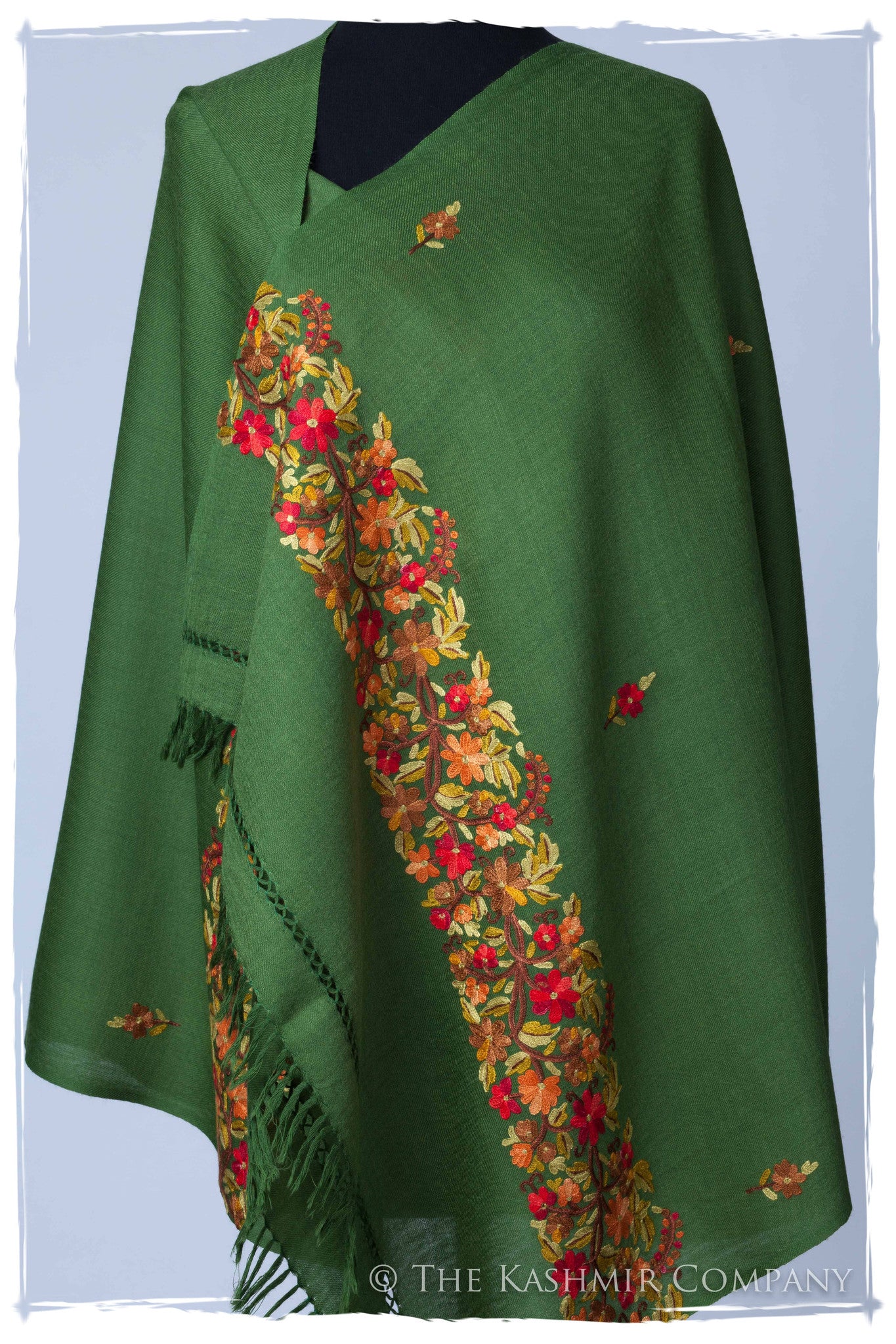 Watercress Frontière Jardin Gift Shawl