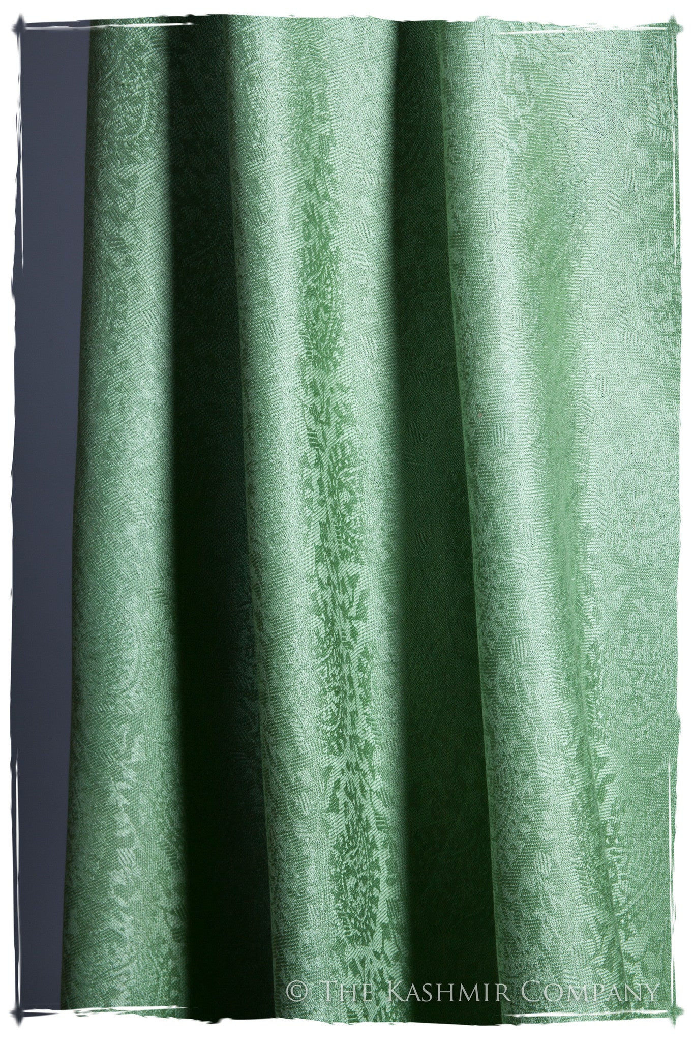 Crème de Menthe Paisley Silk Scarf