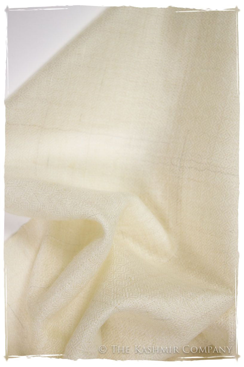 Ivory - Handloom Pashmina Cashmere Scarf