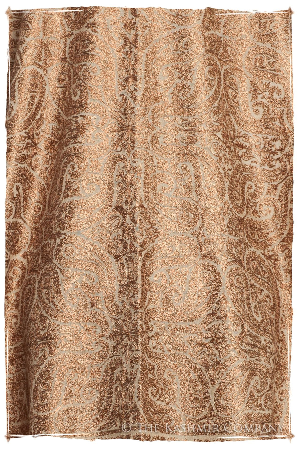 The Célébration Fabuleuse Gold Paisley Shawl