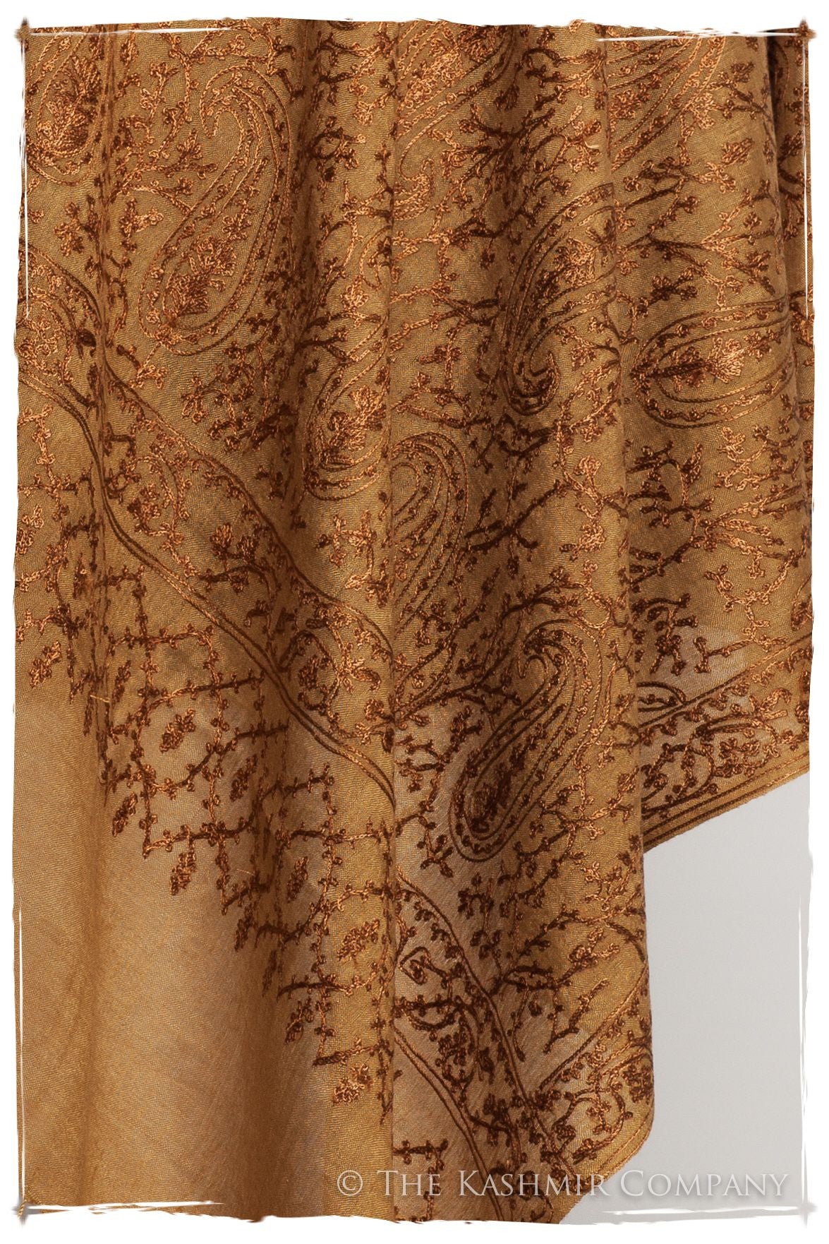 The Célébration Fabuleuse Cuivre Foncé Shawl