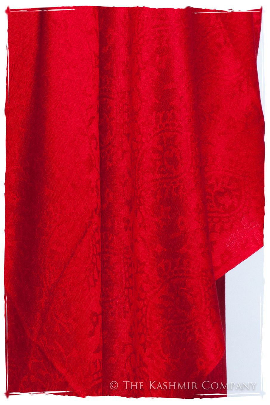 Bittersweet Rouge Royale Paisley Silk Scarf / Shawl