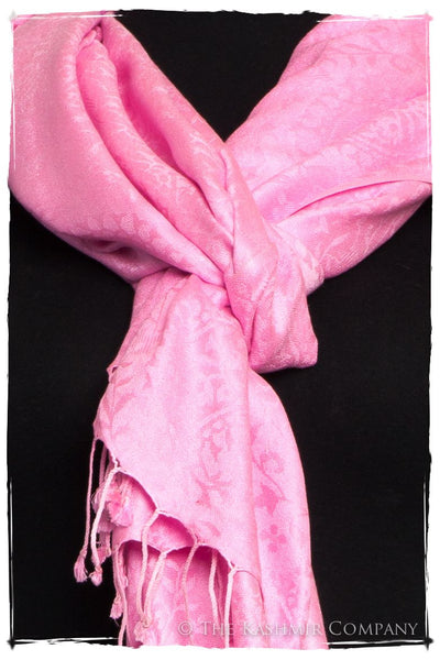 La Rose Royale Paisley Silk Scarf / Shawl