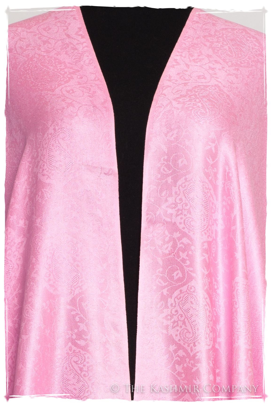 La Rose Jacquard Paisley Silk Scarf / Shawl