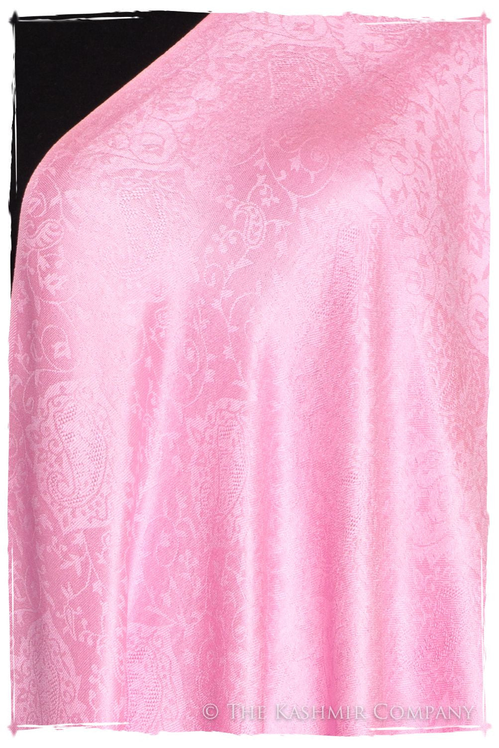 La Rose Jacquard Paisley Silk Scarf / Shawl