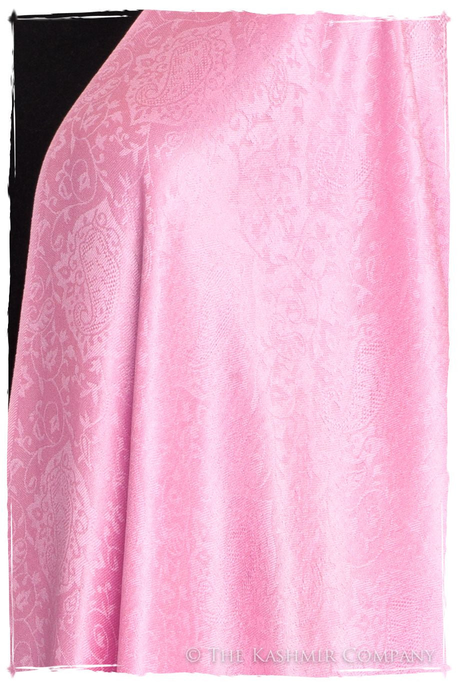 La Rose Jacquard Paisley Silk Scarf / Shawl